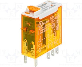 46.52.8.012.0054, Реле: электромагнитное, DPDT, Uобмотки: 12ВAC, 8A/250ВAC, 8A/30ВDC
