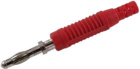 25.422.1, Штекер на кабель 4мм красный 24А (OBSOLETE)
