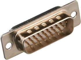 DS1035-26 MWNSISS (DHS-26M) (DBH-26M), Вилка D-Sub 26 pin на кабель, белый изолятор