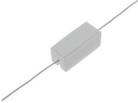 CRL5W-100R, Резистор: силовой, керамический, THT, 100Ом, 5Вт, ±5%, 9,5x9,5x22мм