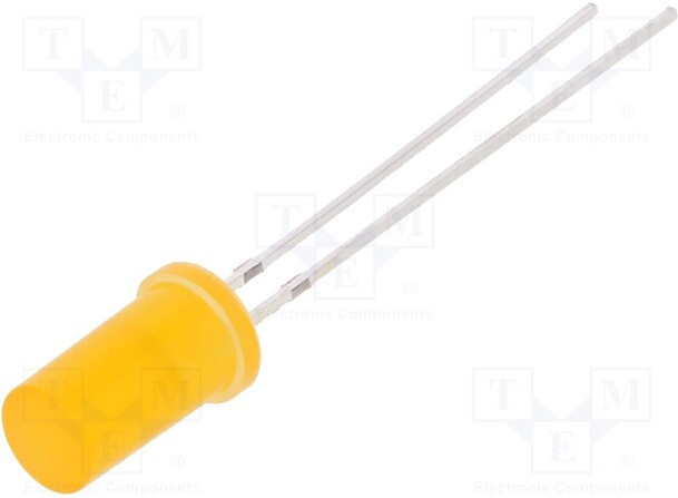 OSOOR25TK4A, LED; 4.8mm; orange; 150?220mcd; 180°; Front: flat; 1.8?2.6V