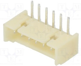 125SHA06TR, Гнездо; провод-плата; "папа"; 1,25мм; PIN: 6; THT; 250В; 1А; луженые 125SHA06TR, Гнездо; провод-плата; "папа"; 1,25мм; PIN: 6; THT; 250В; 1А; луженые