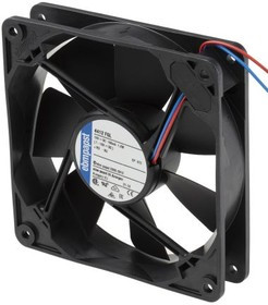 4412FGL, Осевой Вентилятор, серия 4400F, 12 В, DC (Постоянный Ток), 119 мм, 25 мм, 26 дБА, 55.3 фут³