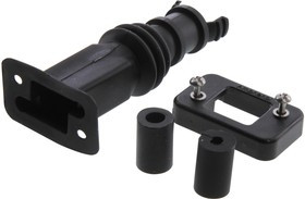 MUSBRAHD2L41SK, HOOD, BOOT STYLE, 180DEG, USB / RJ PLUG