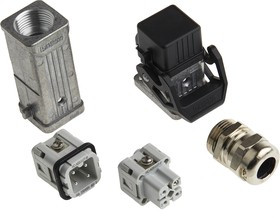 1409655, Connector Set, 3 Way, 10A, Female, Male, HC, 230 V 1409655, Connector Set, 3 Way, 10A, Female, Male, HC, 230 V