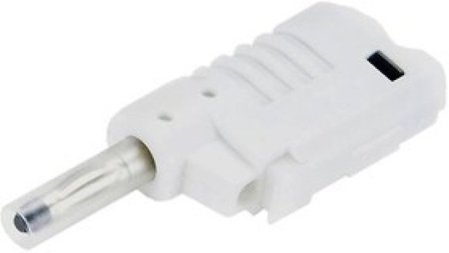 CT2017-9, Conn Banana Plug PIN 1 POS ST Cable Mount 1 Port White Bag