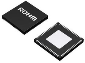 BD71837AMWV-E2, Power Management, 5.5V Supply, 8 Step-Down DC/DC Converters, 7 LDO, 15 Regulated Outputs, UQFN-68 BD71837AMWV-E2, Power Management, 5.5V Supply, 8 Step-Down DC/DC Converters, 7 LDO, 15 Regulated Outputs, UQFN-68