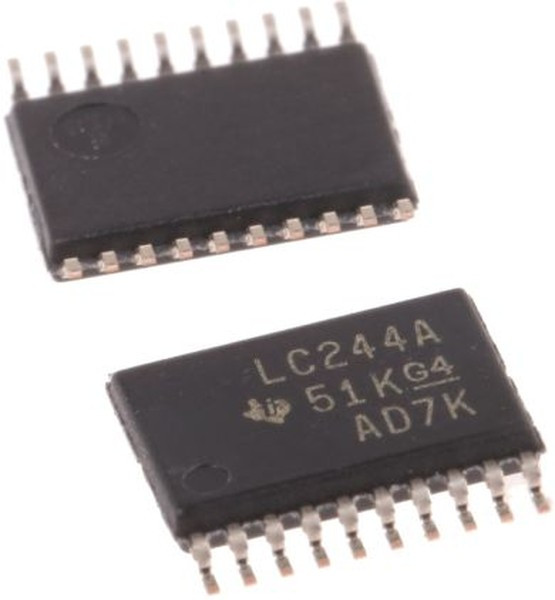 SN74LVC244APWR, Восемь буферных элементов с тремя состояниями на выходе [TSSOP-20]