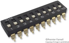 A6S-4104-H, Переключатель DIP-SWITCH, Кол-во секций 4, ON-OFF, 0,025A/24ВDC A6S-4104-H, Переключатель DIP-SWITCH, Кол-во секций 4, ON-OFF, 0,025A/24ВDC