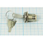 Переключатель замковый, 0.5А, OFF-ON, d11.5мм, аналог [KDS-3]; №9749 ПКлюч\2P\0,5\OFF- ON\d11,5\E-43