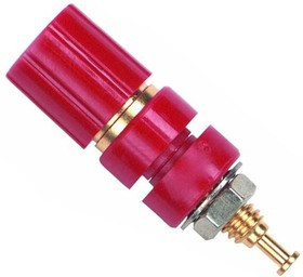 2382-2, Test Plugs &amp; Test Jacks BINDING POST, MINI INSULATED NYLON, RED
