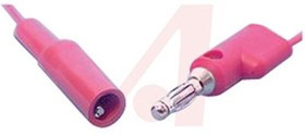 BU-2031-A-36-2, 10A Red Test lead, Male, 300V Rating - 0.9m Length