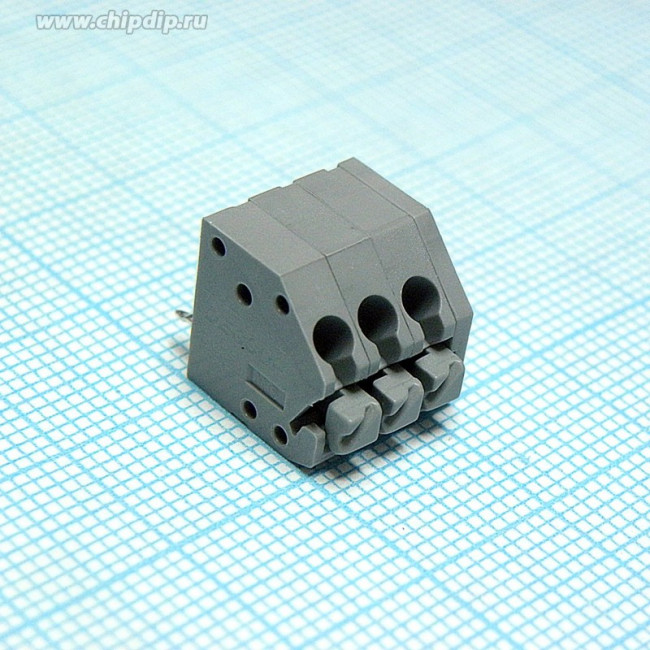 DG250-3.5-03P-11-00AH, Клеммник нажимной 3pin 3.5мм