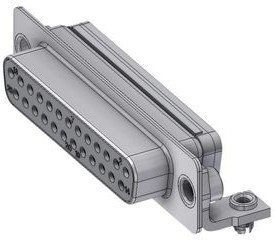 DTS25SYCSMD/2UN, D-Sub socket SMD, Socket, DB-25, Gull Wing Terminal