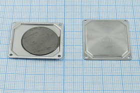 Излучатель звука пьезокерамический без генератора,прямоугольный ЗП-16 на нержавеющей основе, зп 26x2