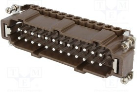 97-3108B-18-1P, Circular MIL Spec Connector 10P Size 18 Solder R/A Pin Plug