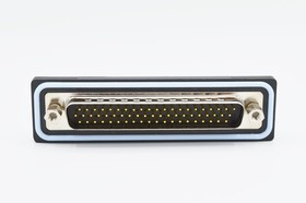 HDF-V62-113L011, HDF 62 Way Vertical Solder D-sub Connector Plug, 2.41mm Pitch, with 4-40 Screw Locks