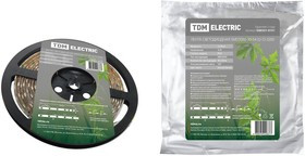 Лента светодиодная SMD5050-30-54-12-72-3200 30LED/м, IP54, 12В, 7.2Вт, 3200К, (У) TDM Лента светодиодная SMD5050-30-54-12-72-3200 30LED/м, IP54, 12В, 7.2Вт, 3200К, (У) TDM