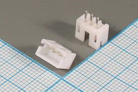 Разъем питания WB вилка, контакты 1x 3, шаг P2.0, монтаж на плату, WB-03 Разъем питания WB вилка, контакты 1x 3, шаг P2.0, монтаж на плату, WB-03