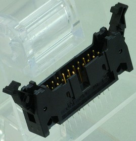 PS-20PE-D4T2-M1E, PS Series Straight Through Hole PCB Header, 20 Contact(s), 2.54mm Pitch, 2 Row(s), Shrouded