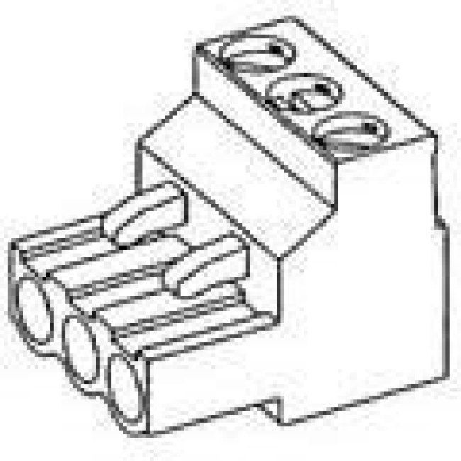 1546108-2, Pluggable Terminal Blocks PLUG 2 POS R/A .200