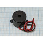 Зуммер пьезоэлектрический с генератором, размер 23x19m33, напряжение 20~28В, частота 3.1кГц, контакт