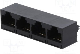 RJJU88442E1V004, Гнездо, RJ45, PIN: 8, Кат: 5, Конф: 8p8c