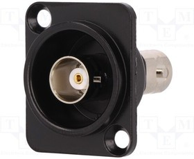 CP30125, Соединитель, гнездо BNC, с обеих сторон, изолированный, 50Ом