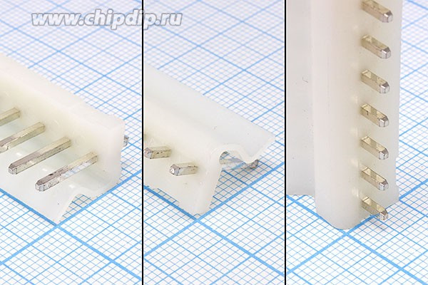 Штекер питания MPW-Y, однорядный, 4 контакта, шаг 5.08, на плату, MPW-Y-04; №2358 штек пит MPW-Y\1x 4\P5,08\плат\\MPW-Y-04