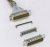 8209-6009, Conn D-Subminiature M 9 POS 1.27mm IDT RA Cable Mount 9 Terminal 1 Port Box