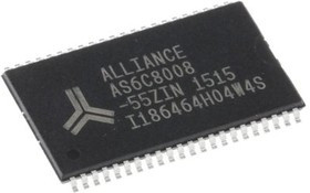 AS6C8008-55ZIN, IC: память SRAM; 1024Кx8бит; 2,7?5,5В; 55нс; TSOP44 II; 400mils