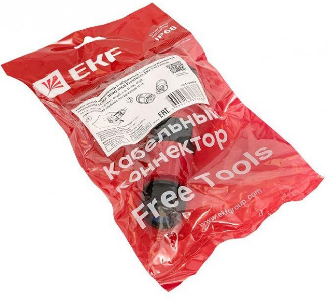 cct-smk3, Кабельный коннектор I-образный разъемный (СМК 3PIN) IP68 FreeTools EKF PROxima
