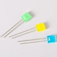 R7YD, Standard LEDs - Through Hole LED Thru-Hole 2 x 7mm Yellow