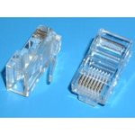 TPR-8P8C-S3, Вилка RJ-45, 8P8C для круглого кабеля, 3 зубца, тип Х