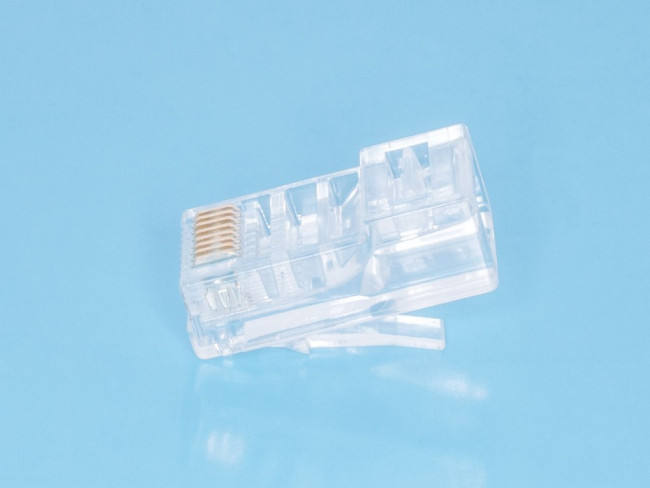 TPR-8P8C-S3, Вилка RJ-45, 8P8C для круглого кабеля, 3 зубца, тип Х