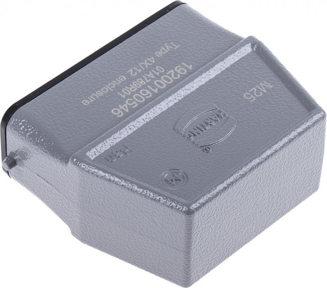 19200160546, Han A Heavy Duty Power Connector Hood, M25 Thread