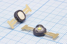 Светодиод 5,5x5m8 мм, белый, 12000 мкд, линза прозрачная, B-90SB; №7357 w СД 5,5x 5m8 \бел\12000\\пр\B-90SB