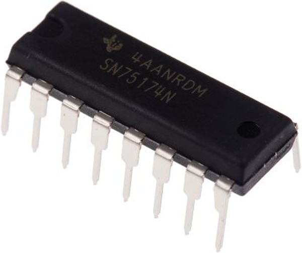 SN75174N, IC: interface; line driver; RS422 / RS485; DIP16; 4.75?5.25VDC