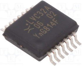74LVC32ADB.112, IC: цифровая; OR; Ch: 4; IN: 2; CMOS,TTL; SMD; SSOP14; LVC; 1,2?3,6ВDC