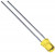HLMP-1401, LED; 3mm; yellow; 2.2mcd; 60°; Front: convex; 1.5?2.4V