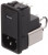 FN370-2-22, AC Power Entry Modules 2A SNAP IN 1FUSE POWER ENTRY MODULE