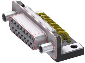 DTS15SYC/2M66UN, D-Sub socket, Socket, DA-15, PCB Pins