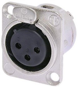 Neutrik NC3FD-L-1 панельный разъем XLR female