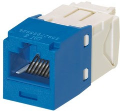 Модуль Panduit CJ688TGBU информационный Mini-ComRJ45 кат.6 UTP син.