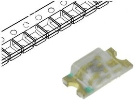 LL-S194PBC-B4-1B, LED; SMD; 0603; blue; 20?40mcd; 1.6x0.8x0.4mm; 130°; 2.8?3.8V; 20mA
