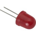 L-813ID, LED; 10мм; красный; 40?150мкд; 60°; Поверхность: выпуклая