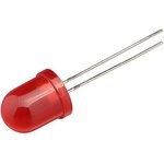 L-813ID, LED; 10мм; красный; 40?150мкд; 60°; Поверхность: выпуклая