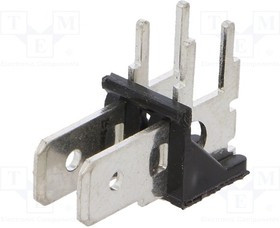 KEYS7802, Наконечник: плоский, 6,4мм, 0,8мм, THT, латунь, луженые, 500, 15А