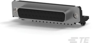 5788800-1, 25 Way Right Angle Through Hole D-sub Connector Socket, 2.74mm Pitch 5788800-1, 25 Way Right Angle Through Hole D-sub Connector Socket, 2.74mm Pitch