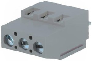 DG129-5.0-03P-11, Зажимная рейка для печатных плат, угловой 90°, 5мм, на PCB, 20А DG129-5.0-03P-11, Зажимная рейка для печатных плат, угловой 90°, 5мм, на PCB, 20А